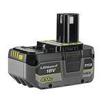 RYOBI RB1840X 18V One Plus Lithium Plus 4.0Ah Compact Battery, Black