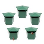 Beslands 5 Pcs Snail Trap 3.9" x 2.4" x 2.8" Eco-friendly to Catch Slugs Snails Catcher (Green)