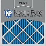 Nordic Pure 16x20x1 MERV 7 Pleated 