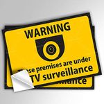 SIGNSTICK_2xCCTV Sign Self Adhesive Warning Sign/Safety Sign/Security Sign/Vinyl Sticker (cctv 02_02)