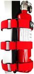 Bartact TAOFEH - Roll Bar Fire Extinguisher Holder Steel Brackets ABC, Red