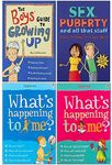 The Boys' Guide to Growing Up, Sex Puberty and All That Stuff, What's Happening to Me Boy, Girls 4 Books Collection Set