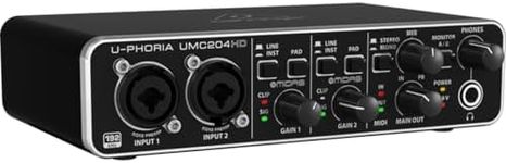 Behringer UMC204HD U-Phoria USB Aud