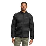 Eddie Bauer Men's Microlight Down Jacket, Black, Small