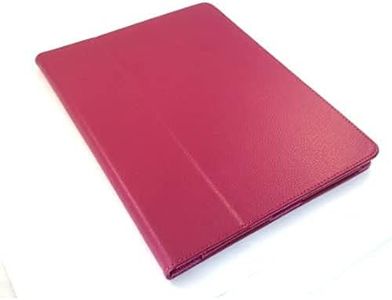 NOVAGO Compatible avec iPad 2, iPad 3,iPad 4（A1395、A1396、A1397、A1416、A1430、A1403、A1458、A1459、A1460） Housse étui de Protection en Simili Cuir Solide (Fuschia)