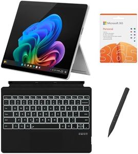 Microsoft Surface Pro 13" 3K 120Hz OLED Touchscreen 2-in-1 Tablet Laptop, 12-Core Snapdragon 45 Tops NPU, 16GB RAM 512GB SSD, Backlit Keyboard, Stylus, MS 365, 14-hr Battery, Copilot+, Win 11 Pro