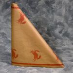 Disposable Paper Table Cover with Crab Print 40" Wide