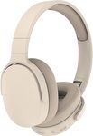 Bluetooth Headphones with Intelligent Noise Reduction,Wireless Headset HiFi Foldable,Ergonomic Bluetooth-Compatible 5.1, Stereo Over Ear Headphone，Wireless Headphones with Microphone Beige