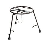 CampMaid Dutch Oven Lid Holder and Serving Stand – Strong and Durable Grill Stand – Functional and Unique Style – Lightweight and Portable Camping Table – Perfect for Camp Cooking