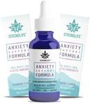 Stronglife Anxiety Oil | 8 Active Ingredients | Valerian Root, Passionflower Extract, Ashwagandha, Maca Root Extract (Ginseng), Magnesium Citrate, Vitamin C, Vitamin B6 & Vitamin B3-30 ml