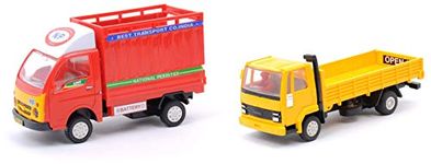 Centy Toys Tata Ace Freight Carrier, Multi Color & Cargo Truck, Multi Color Combo, Kids