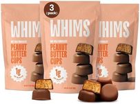 Oat Milk Chocolate Peanut Butter Cups - Healthy Vegan Peanutbutter Cups - Non-GMO&Gluten Free,No Palm Oil,Plant Based Low Sugar - Made with Dairy Free Chocolate - 3 Bags