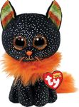 Ty Morticia Cat Orange Beanie Boo Regular | Halloween 2022 Beanie Baby Soft Plush Toy | Collectible Cuddly Stuffed Teddy