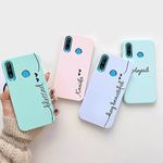 COLORflow Back Cover case Compatible with Huawei P30 LITE | Solid Color Customized Back Cover Compatible with Huawei P30 LITE