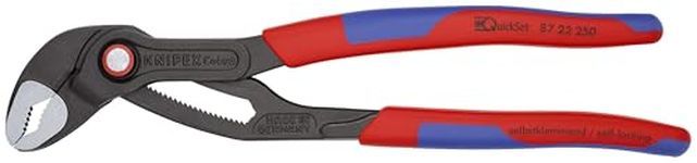 KNIPEX - 87 22 250 SBA Tools - Cobra Quickset Pump Pliers, Multi-Component (8722250SBA)