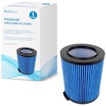 Premium Quality VF5000 Wet/Dry Cartridge HEPA Filter Replacement - Exact fit for Ridgid Shop Vacs 5-20 Gallon WD0671, WD0970, WD06700, WD0671EX0, WD1270 Vacuums by BlueStars