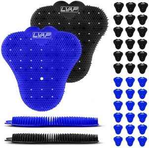 LVAP Urinal Screen Deodorizer (36-Pack) - Anti-Splash Urinal Cakes, Toilet Deodorizer, Urinal Screens for Commercial Restrooms, 15,000 Flushes, Ocean & Citrus Scent