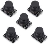 Teyleten Robot Dual-axis XY Joystick Module PS2 Game Joystick Control Lever Sensor Game Controller Sensor Board Module KY-023 for Arduino Raspberry (5pcs)