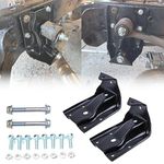 Wocch 12474021 722032 Rear Leaf Spring Bracket Kit Fits for Chevy Silverado Avalanche Suburban Tahoe/for GMC Sierra Yukon/for Cadillac Escalade, Rear Leaf Spring Hanger Shackle Bracket