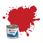 Humbrol Model Paint - AA6608 No 220 Italian Red - Gloss - Tinlet No 1 (14ml), Enamel Paints for Models, Plastic, Metal, Wood, Glass, Ceramics and More, Enamel Touch Up Paint - Hobby Paint for Craft