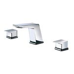 ALFI brand AB1471-PC Polished Chrome Modern Widespread Bathroom Faucet, 4.75" L x 8" W x 4.5" H