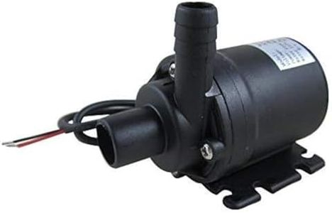 ZAOJIAO Brushless Centrifugal Submersible Water Pump 800L/H 210GPH 5M/16ft for Fountain Pool Solar Circulation System Water Circulation System (DC 12V)