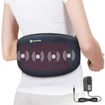 Comfier Heating Pad for Back Pain Relief, Lower Back Massager with Heat, Heating Pads with Massager, Heat Pads for Lumbar,Abdominal,Leg,Cramps Arthritic Pain,Gifts for Her,Him