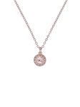 Ted Baker Soltell Solitaire Sparkle Crystal Necklace For Women (Rose Gold Tone/Crystal)