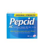 Pepcid AC Original Strength Acid Reducer Tablets, 30 Count by Pepcid