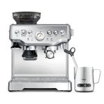 Sage - The Barista Express - Bean to Cup Coffee Machine with Grinder and Milk Frother, Brushed Stainless Steel