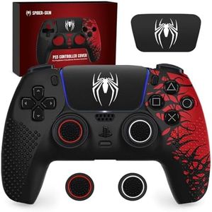 Darno Anti-Slip Silicone Skin for Ps5 Controller, Ps5 Controller Accessories, Soft Protective Cover Case for PlayStation 5 Controller with Touch Pad Stickers