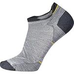 Smartwool SW001651039M Run Zero Cushion Low Ankle Socks Light Gray M