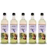 Village Company Cold Pressed Extra Virgin Coconut Oil | 100% Pure Organic Virgin Coconut Oil for Baby Massage, Hair Growth, Skin Care & Oil Pulling | Edible Grade | No Parabens | Keto Friendly | 1000ml Pack of 5