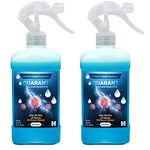 QUARANT 80% Alcohol Based Instant Hand Sanitizer Trigger Spray, Kills 99.9% Germs, WHO Recommended Formula & FDA Approved, 500.00 ml (Pack of 2 Bottles)