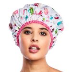 Betty Dain Stylish Design Mold Resistant Shower Cap, The Fashionista Collection, diva"