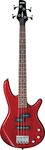 Ibanez 4 String Bass Guitar, Right Handed, Transparent Red (GSRM20TR)