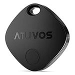 ATUVOS Smart Bluetooth Tracker Tag 1 Pack, Key Finder Works with Apple Find My (iOS Only), Android not Supported. Item Locator for Luggage, Suitcase, Wallets, Bags, Replaceable battery.IP67 Waterproof