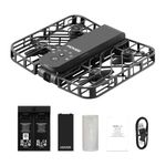 HOVERAir X1 Drone with Camera, Self-Flying Camera Drone with Follow Me Mode, Foldable Mini Drone with HDR Video Capture, Palm Takeoff, Intelligent Flight Paths, Hands-Free Control Black (Combo)