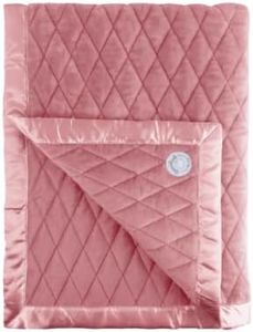 Dreamland Baby 4lb Weighted Blanket for Kids. Breathable Dual Fabrics with Minky Cooling Side & Cozy Microfleece on Reverse. Ages 3+ and/or 30+ lbs (Dusty Rose)