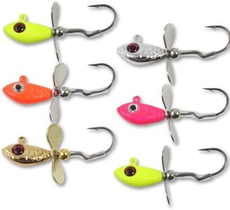 Northland Tackle WH5-6-99 Whistler Jig 6/Cd Whistler Jig, Assorted, 3/8 oz