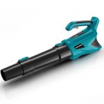 HEINPRO Cordless Leaf Blower Up to 500CFM Compatible with Makita 18V Battery (No Battery), Electric Leaf Blower Cordless with 5 Speed Modes, Handheld Battery Powered Leaf Blowers for Lawn Care
