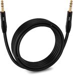 LyxPro ¼" TRS to ¼ TRS Balanced Audio Cable, Superior Signal Transfer, Crystal Clear High Frequency, Noiseless, Durable & Flexible Patch Cable, Professional Grade Heavy Duty, 15 feet Male to Male