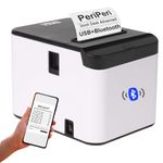 PeriPeri 3inch Desk Advanced 80mm Inkless Receipt Thermal Printer with Auto Cutter & Cash Drawer Support, ESC/POS Bill Print (1Year Warranty) (USB+Bluetooth)