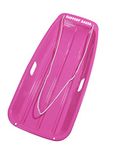 Slippery Racer Downhill Sprinter Toboggan Snow Sled, Pink