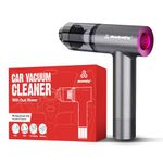 Autofy Storm 1 [4-in-1] Powerful & Fully Wireless Car Vacuum Cleaner Air Blower - 12000PA 2.5X More Suction Power - BLDC Long Life Motor - 2 Suction Speeds - 25 mins Runtime (24 Months Warranty)