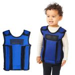 Sentire-Sensory UK – Blue Adjustable Weighted Vest – Compression Vest – For Kids Aged 5-9 (M)