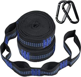 Hammock Straps – Camping Hammock Tree Straps Set, 20 ft Long Combined, 30+2 Loops, 2000 LBS Heavy Duty Straps for Hammock Suspension System Kit