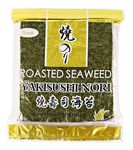 Flavoma Sushi Nori Sheets, 50 Sheets/140g [Roasted Seaweed Laver | Pack of 50 Sheets | Umami Flavour | Yakinori Seaweed ]