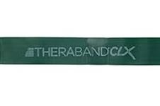 THERABAND CLX Latex-Free Resistance Band, Pilates, Home Gym, HIIT, Physical Therapy, Rehab & Fitness Equipment, 2.5 Metre, Green, Heavy