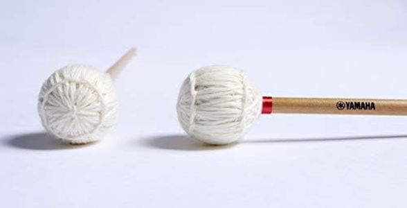 YAMAHA Mallet MKAW 01 Battente per Marimba, Modello Keiko Abe Signature, in Betulla, Ø 30x23mm